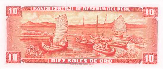10 Soles de Oro 1970
